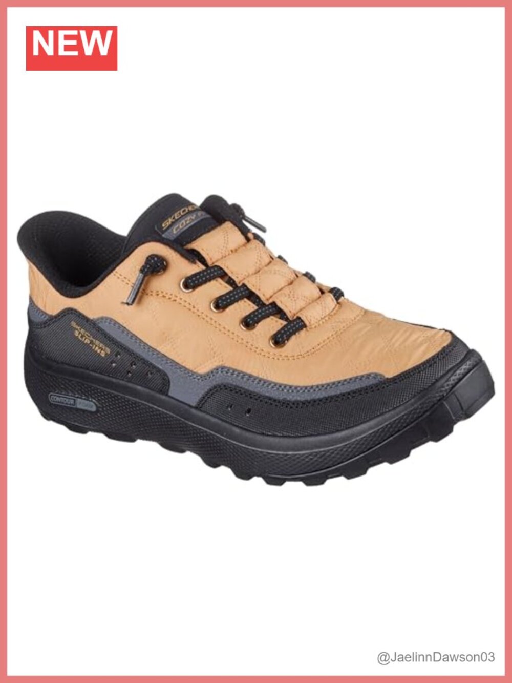 Women's Slip-On Sneakers with Heel Pillow Memory Foam